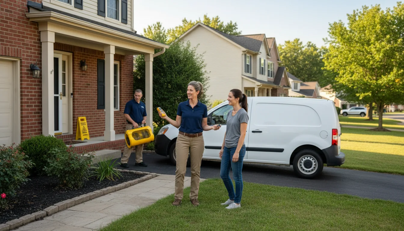 Water restoration image for Mildew Remediation in Lyndonville, NY